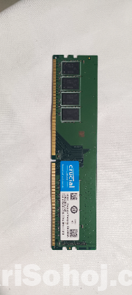 Crucial 8gb DDR4 (2666) mhz Ram. Desktop Ram